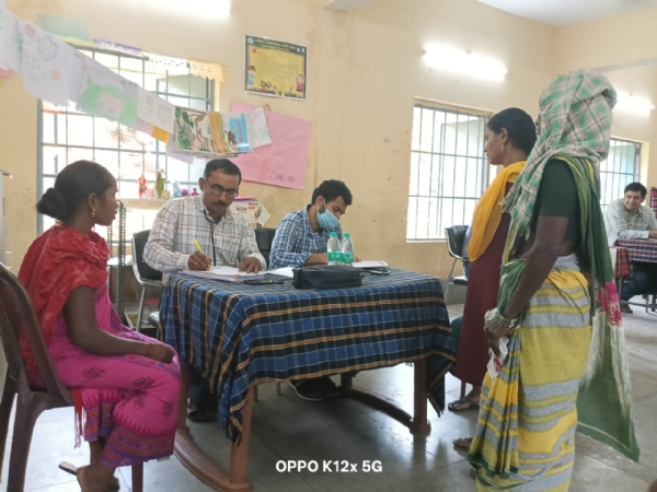 କୋଟିଆ ଠାରେ ମେଗା ସ୍ବାସ୍ଥ୍ୟ ଶିବିର