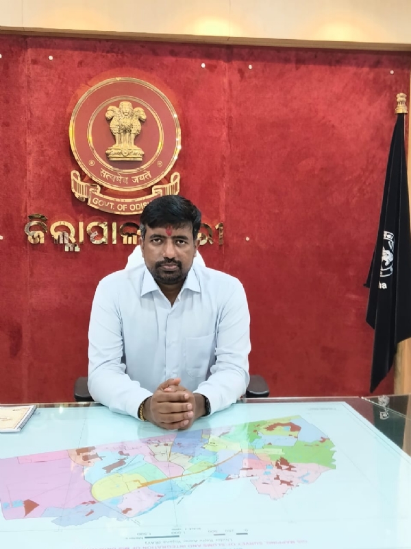 ପୁରୀ ରେ ନୂତନ ଜିଲ୍ଲାପାଳ ଙ୍କ ଯୋଗଦାନ।