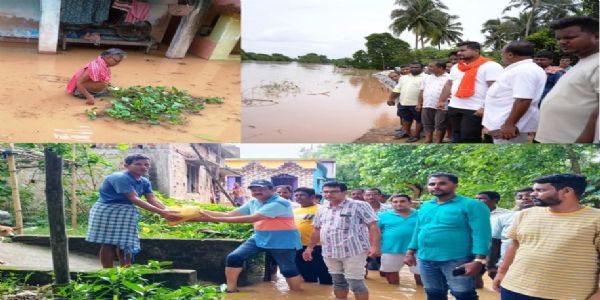 ଧାମନଗରରେ ବନ୍ୟା ସ୍ଥିତିରେ ସୁଧାର, ପ୍ରଭାବିତ ଅଂଚଳ ବୁଲିଲେ ଉଚ୍ଚଶିକ୍ଷା ମନ୍ତ୍ରୀ ଓ ଜିଲ୍ଲାପାଳ, ବାଂଟିଲେ ଶୁଖିଲା ଖାଦ୍ୟ, ଅନଲଡିହ - ଅସ୍ଥକ ଯୋଗାଯୋଗ ବିଛିନ୍ନ