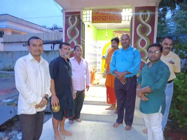 ଦେବାଳୟ ସୁରକ୍ଷା କମିଟି ପକ୍ଷରୁ ନାଗ ପଂଚମୀ ପୂଜା