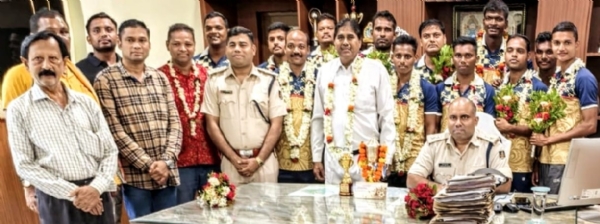 Mayurbhanj police Volleyball team