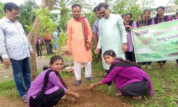 ବିଆରଜି ଉଚ୍ଚ ମାଧ୍ୟମିକ ବିଦ୍ୟାଳୟ ପରିସରରେ ରେଡକ୍ରସ ଆନୁକୁଲ୍ୟରେ ୨୦୨୫ ବନମହୋତ୍ସବ