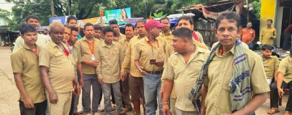 DHAMNAGAR DRIVER SANGHA ANDOLAN