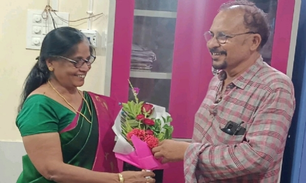 ପ୍ରାଧ୍ୟାପିକା ସୁଶ୍ରୀ ସୁଚିତ୍ରା ମିଶ୍ରଙ୍କୁ ଅବସରକାଳୀନ  ସମ୍ଭର୍ଦ୍ଧନା