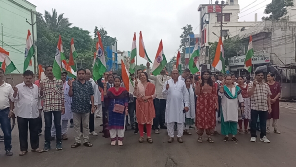 ଜୟପୁର ରେ ତ୍ରିରଙ୍ଗା ଶୋଭାଯାତ୍ରା
