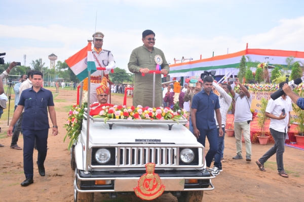 ପୁରୀ ରେ ୭୯ ତମ ସ୍ୱାଧୀନତା ଦିବସ ପାଳିତ।