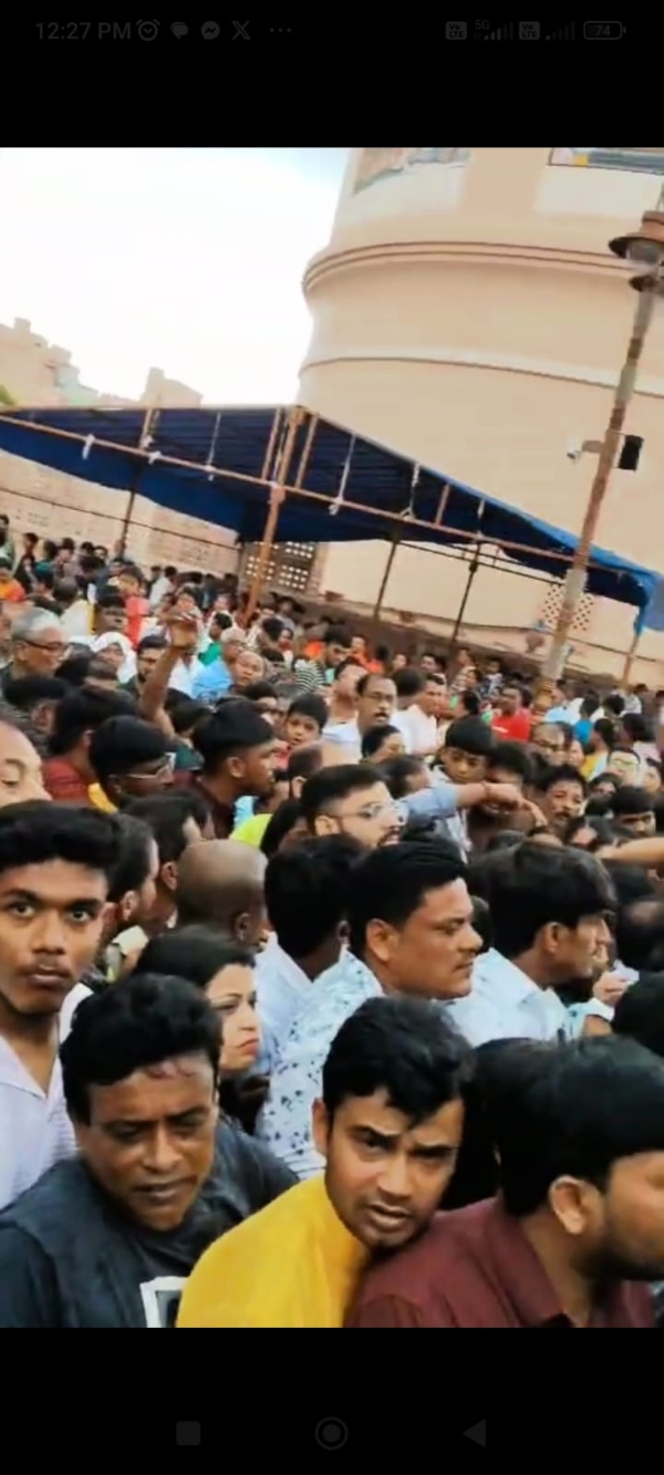 ଶ୍ରୀମନ୍ଦିର ଉତ୍ତରଦ୍ୱାର ରେ ପ୍ରବଳ ଗହଳି