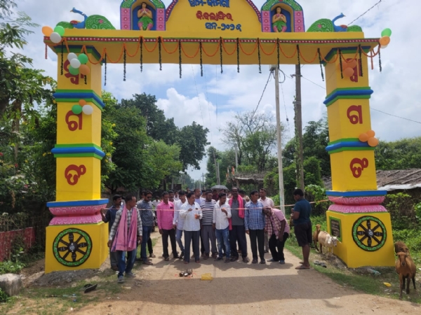 ସ୍ୱାଧିନତା ଦିବସ ଅବସରରେ ଜାମଗାଁ ଗ୍ରା.ପ. ସରପଂଚ ପୁରୁଷୋତ୍ତମ କମ୍ପ ଙ୍କ ଦ୍ୱାରା ଏକାଧିକ ପ୍ରକଳ୍ପର ଲୋକାର୍ପଣ