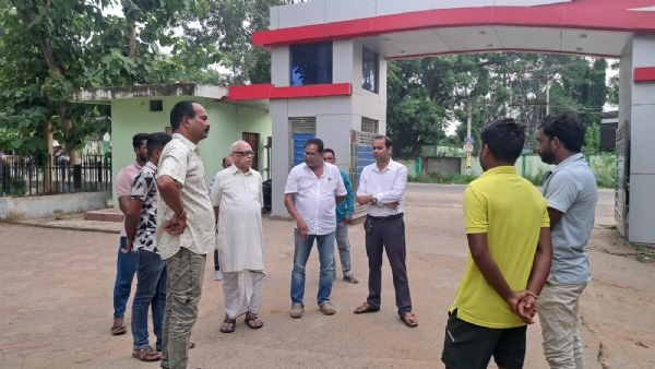 ଆୟର୍ବେଦ କଲେଜ ଅଡିଟରିୟମ ନିର୍ମାଣରେ ମନ୍ଥରତା କ୍ଷେତ୍ର ପରିଦର୍ଶନ କରି କ୍ଷୋଭ ପ୍ରକାଶ କଲେ ନରସିଂହ ସୁବର୍ଣ୍ଣ ଜୟନ୍ତୀ ପୂର୍ବରୁ ପ୍ରକଳ୍ପ ସମ୍ପୁନ୍ନତାକୁ ନେଇ ସନ୍ଦେହ
