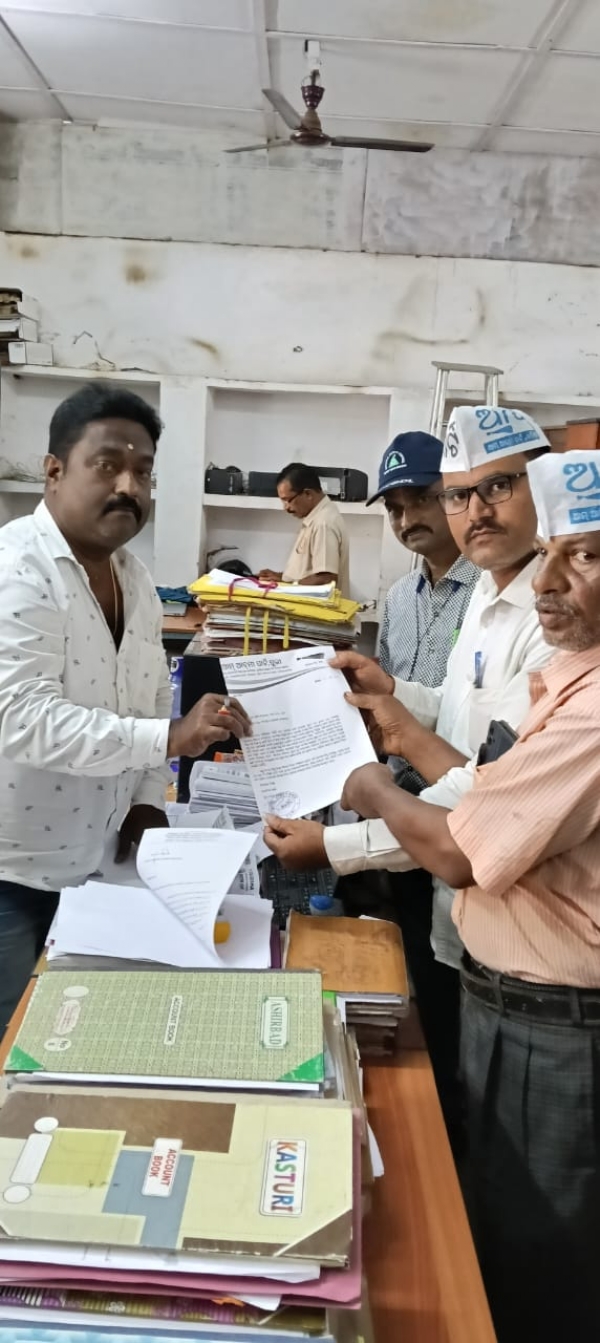 ପୁରୀରେ ଭୂତଳ କେବୁଲ ବିଦ୍ୟୁତ ବ୍ଯବସ୍ଥାରେ ଅନିୟମିତତା ସଂପର୍କରେ ଆପ୍ ପକ୍ଷରୁ ଦାବିପତ୍ର