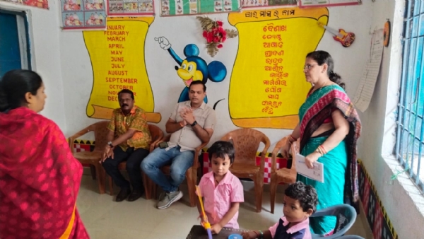 ରାଜ୍ୟ  ସରକାରଙ୍କ ଜିଲ୍ଲା ନୋଡାଲ କମିଶନର,  ଶ୍ରୀରାଜ୍ୟ  ଅରବିନ୍ଦ ଅଗ୍ରୱାଲ, କମିଶନର ତଥା ଶାସନ ସଚିବ, ଉଚ୍ଚ ଶିକ୍ଷା ବିଭାଗଙ୍କ ସୁବର୍ଣ୍ଣପୁର  ଜିଲ୍ଲା ଗସ୍ତ ।