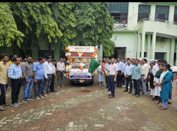 ବଜ୍ରପାତ ରୁ ସୁରକ୍ଷା ନିମନ୍ତେ ସଚେତନତା ରଥ