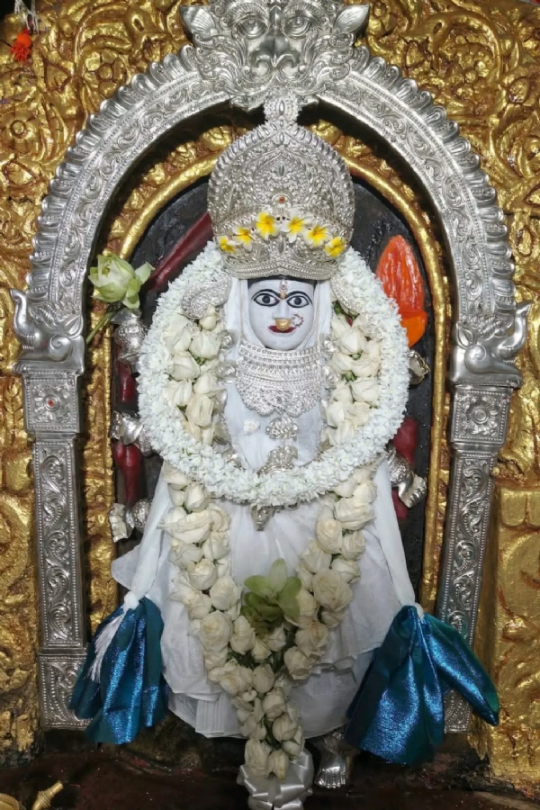 ଆଜି ମା ଧବଳ ମୁଖୀ ବେଶ ରେ ପୂଜା ପାଉଛନ୍ତି