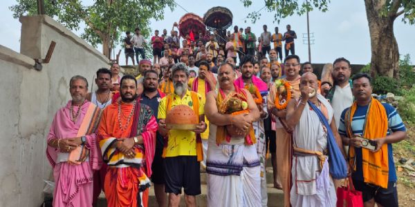 ରୁଗୁଡିପଡା ଦୁର୍ଗାପୂଜା ଟ୍ରଷ୍ଟର ର ମାଁ ଦୁର୍ଗାଙ୍କ କଳସ ଶୋଭାଯାତ୍ରା