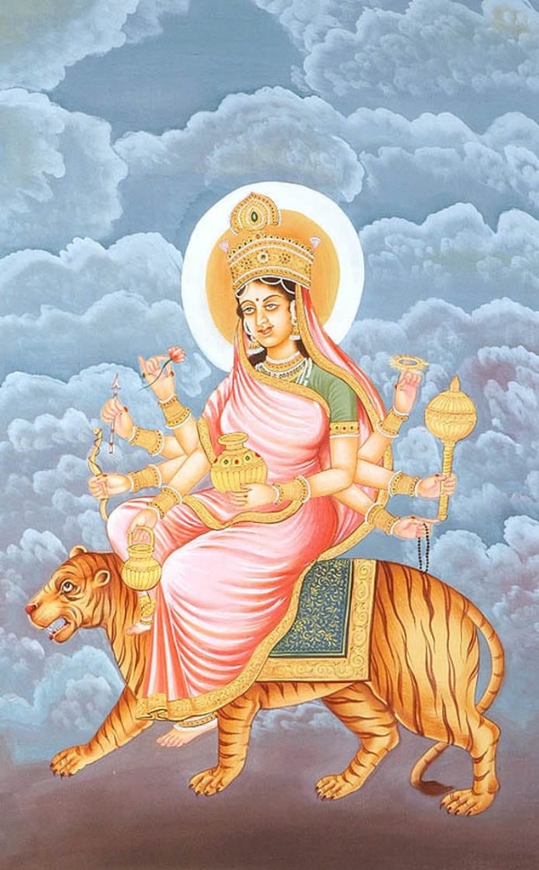ମା ଦୁର୍ଗାଙ୍କ କୁଷ୍ମାଣ୍ଡା ବେଶ