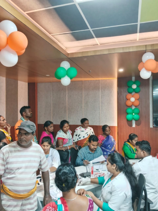 ସ୍ବଚ୍ଛ ଉତ୍ସବ ଉପଲକ୍ଷେ ସ୍ବାସ୍ଥ୍ୟ ଶିବିର