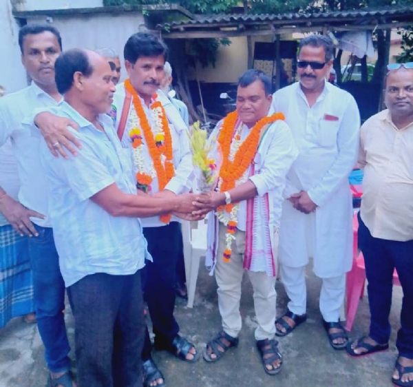ଜିଲ୍ଲା କଂଗ୍ରେସର ନୂତନ ସଭାପତିଙ୍କୁ ସ୍ୱାଗତ ସମ୍ବର୍ଦ୍ଧନା
