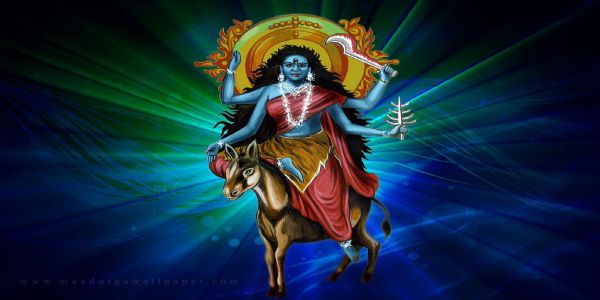 ନବରାତ୍ରିର ସପ୍ତମ ଦିବସରେ ମା ଦୁର୍ଗାଙ୍କ କାଳରାତ୍ରି ବେଶ