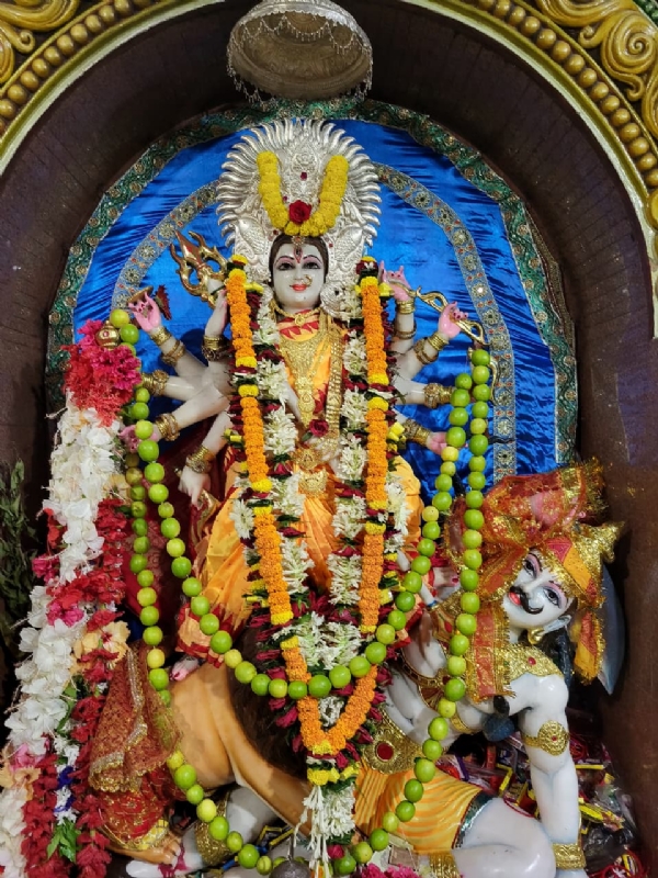 ଶାରଦୀୟ ନବ ରାତ୍ରି ପୂଜା ଅଷ୍ଟମ ଦିନରେ ମା ସମଲେଶ୍ଵରୀ ମ ଦୁର୍ଗାଙ୍କ ମହାଗୌରି ବେଶ ରେ ମା ଦର୍ଶନ ଦେଲେ