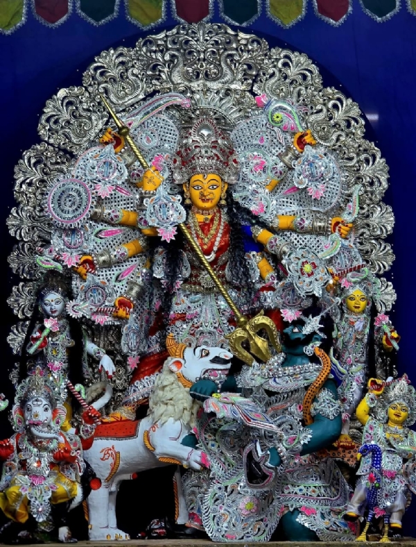 ଶ୍ରୀକ୍ଷେତ୍ରରେ ପୂଜାର ମାହୋଲ ଆକର୍ଷଣୀୟ ଦୁର୍ଗାମୂର୍ତ୍ତି ଦେଖି ଶ୍ରଦ୍ଧାଳୁ ବିଭୋର