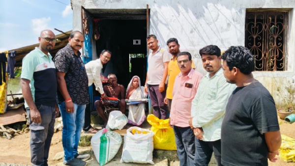 ଅଗ୍ନି ବିପନ୍ନ ପରିବାରକୁ ସହାୟତାର ହାତ ବଢ଼ାଇଲା ଜିଲ୍ଲା ଉତ୍କଳ ସାମ୍ବାଦିକ ସଙ୍ଘ