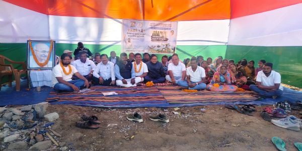 କେନ୍ଦୁଝର ଜିଲ୍ଲା କଂଗ୍ରେସ ମନରେଗା ବଂଚାଅ ସଂଗ୍ରାମ ସୁରକ୍ଷା ପାଇଁ ଦିନିକିଆ ଉପବାସ ଏବଂ ସାଙ୍କେତିକ ପ୍ରତିବାଦ