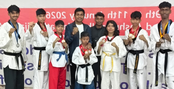 ତାଇକୋଣ୍ଡା ପ୍ରତିଯୋଗିତାରେ ଛାତ୍ରଛାତ୍ରୀଙ୍କ କୃତିତ୍ୱ ତାଇକୋଣ୍ଡା ପ୍ରତିଯୋଗିତାରେ ଛାତ୍ରଛାତ୍ରୀଙ୍କ କୃତିତ୍ୱ