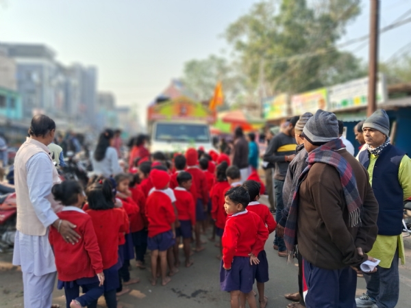 ସ୍ଵଦେଶୀ ସଂକଳ୍ପ ଯାତ୍ରା ରଥା କୁ ବଲାଙ୍ଗିର ରେ ସ୍ଵାଗତ