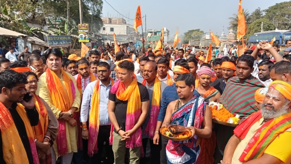 ଲାୟନ୍ସ କ୍ଲବ ଓ ସଂସ୍କାର ଗୋଶାଳା ପକ୍ଷରୁ ପ୍ରଭୂ ଶ୍ରୀରାମଙ୍କ ସ୍ୱର୍ଣ୍ଣ ଧନୁଷକୁ ବିପୁଳ ସ୍ୱାଗତ