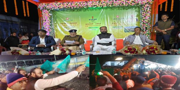 ଅମୃତ ଭାରତ ଏକ୍ସପ୍ରେସ୍‌କୁ ଭଦ୍ରକ ରେଳ ଷ୍ଟେସନରେ ସ୍ୱାଗତ କଲେ ବିଧାୟକ ସୀତାଂଶୁ