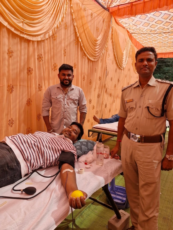 Mega blood donation camp