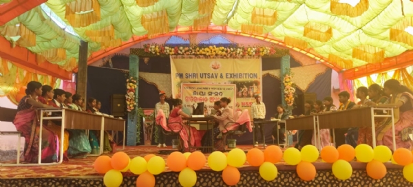 ଷଣ୍ଢପଥର ପିଏମଶ୍ରୀ ହାଇସ୍କୁଲରେ ଛାୟା ସଂସଦ