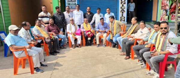 ଓଡିଶା ଠିକାଦାର ଅସୋସିଏସନର କର୍ମକର୍ତାଙ୍କୁ ଜାରକା ଠାରେ ସ୍ୱାଗତ ସମ୍ଭର୍ଦ୍ଧନା