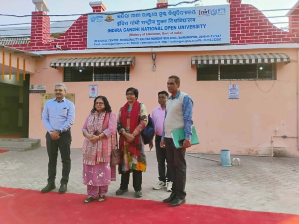 ଇଗ୍ନୋ କୁଳପତି ପ୍ରଫେସର ଉମା କାଞ୍ଜିଲାଲଙ୍କ ଇଗ୍ନୋ ଆଞ୍ଚଳିକ କେନ୍ଦ୍ର ରାଇରଙ୍ଗପୁର ପରିଦର୍ଶନ