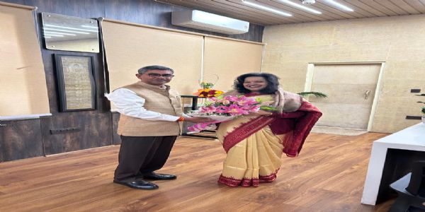 ପୂର୍ବତଟ ରେଳପଥର ମହାପ୍ରବନ୍ଧକଙ୍କ ମୁଖ୍ୟ ଶାସନ ସଚିବଙ୍କ ସହିତ ସୌଜନ୍ୟମୂଳକ ସାକ୍ଷାତ