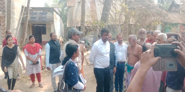 ଜିଲ୍ଲାପାଳଙ୍କ ତ୍ରିଲୋଚନପୁର ପାକ୍ସ ପରିଦର୍ଶନ