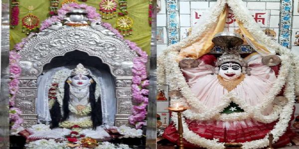 ମହାଳୟାରେ ମା’ ସୁରେଶ୍ୱରୀଙ୍କ ଧବଳମୁଖୀ ବେଶ