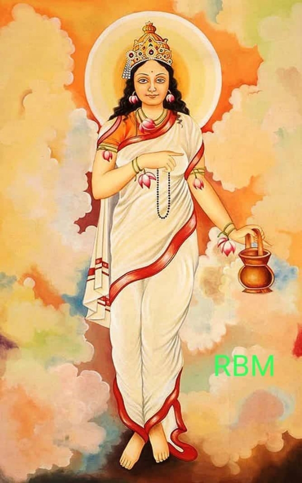 ନବରାତ୍ରୀର ଦ୍ଵିତୀୟ ଦିବସରେ ମା ଦୁର୍ଗାଙ୍କ ବ୍ରହ୍ମଚାରିଣୀ ବେଶ