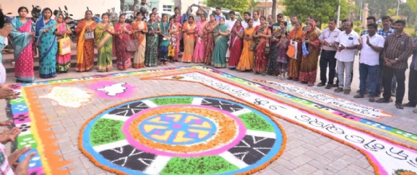 RANGOLI PROGRAMME AT BHADRAK