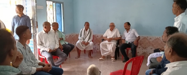 ଅଏଁଲାଚୁଆଁ ଗାଁ ରେ ସମସ୍ୟା ଶୁଣିଲେ ନରସିଂହ