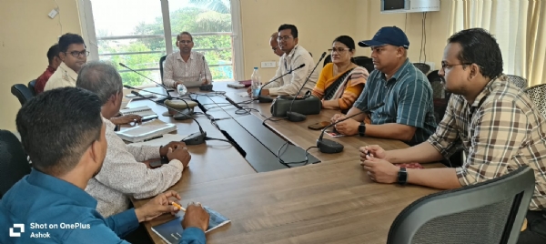 ଜିଲ୍ଲା ସ୍ତରୀୟ ବିପର୍ଯ୍ୟୟ ପ୍ରଶମନ ପ୍ରସ୍ତୁତି ବୈଠକ ଅନୁଷ୍ଠିତ।