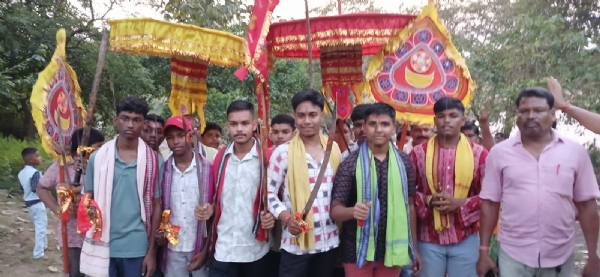 ଗୋବିନ୍ଦତୋଳା ଦୁର୍ଗାପୂଜା ମଣ୍ଡପ : କଳସାଧିବାସ ସହ ଆରମ୍ଭ ହେଲା ପୂଜାକାର୍ଯ୍ୟ