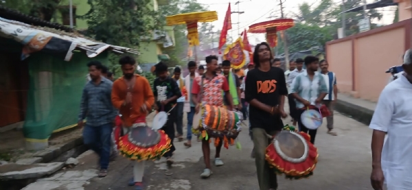 ଗୋବିନ୍ଦତୋଳା ଦୁର୍ଗାପୂଜା ମଣ୍ଡପ : କଳସାଧିବାସ ସହ ଆରମ୍ଭ ହେଲା ପୂଜାକାର୍ଯ୍ୟ