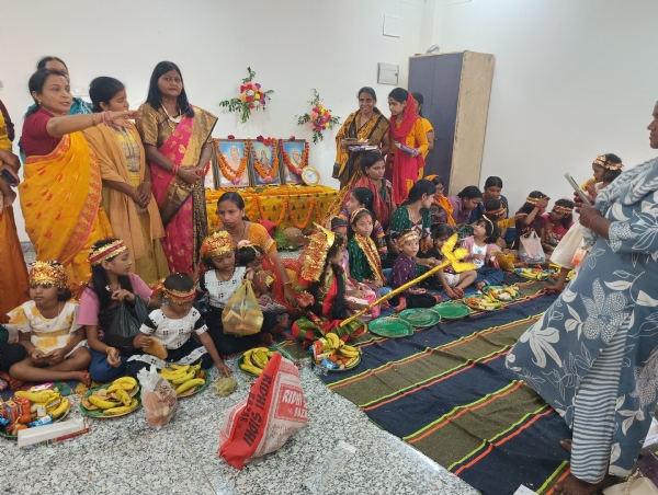 ଗାୟତ୍ରୀ ଶକ୍ତିପୀଠ, ବଲାଙ୍ଗୀର ଶାରଦୀୟ ନବରାତ୍ରି ଅନୁଷ୍ଠାନର ପୂର୍ଣ୍ଣାହୁତି ସମ୍ପନ୍ନ , କନ୍ୟା ପୂଜନ