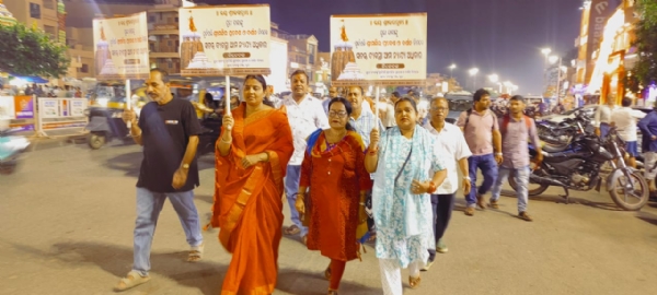 ପୁରୀବାସୀଙ୍କ ଶ୍ରୀମନ୍ଦିର ପ୍ରବେଶ ଓ ଦର୍ଶନ ଅଧିକାର ଦାବିରେ ଜନଜାଗରଣ ପଦଯାତ୍ରା ୨୦୪ ଦିନରେ*