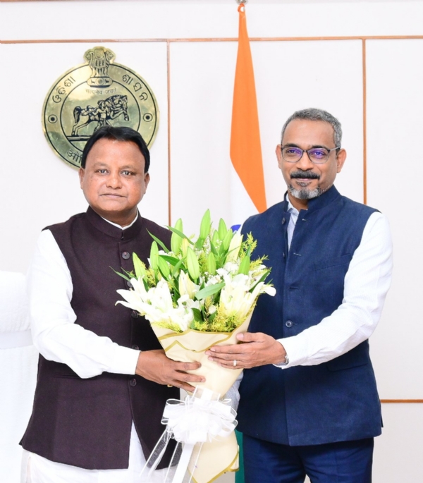 ଆରବିଆଇର ଆଞ୍ଚଳିକ ନିର୍ଦ୍ଦେଶକ ସିବି ମାଥ୍ୟୁଜ  ମୁଖ୍ୟମନ୍ତ୍ରୀ ମୋହନ ଚରଣ ମାଝୀଙ୍କ ସହ କଲେ ସାକ୍ଷାତ
