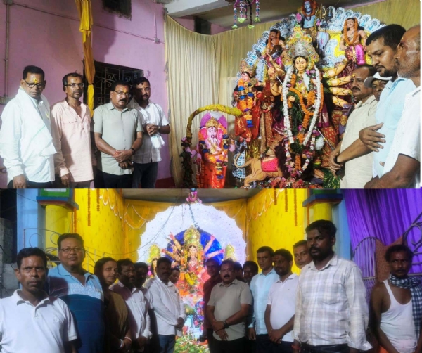 MLA SANJIB MALLICK PUJA MANDAP BULILE