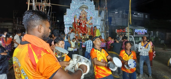 ଗୋବିନ୍ଦତୋଲା ଦୁର୍ଗାପୂଜା ମଣ୍ଡପ ପକ୍ଷରୁ ମହାସମାରୋହରେ ଭଷାଣି ଯାତ୍ରା ସମ୍ପନ୍ନ