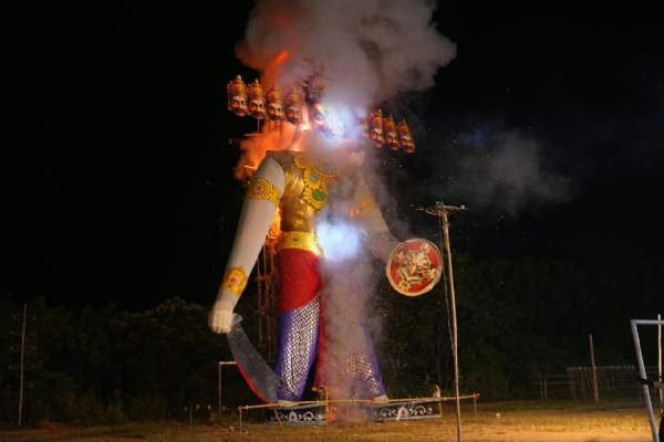 ସରବାହାଲରେ ଧୁମ୍ଧାମ୍ରେ ବିଜୟା ଦଶମୀ ଓ ରାବଣପୋଡ଼ି