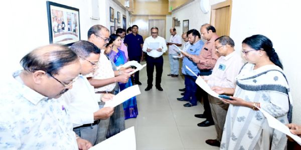 ଯୋଜନା ଓ ସଂଯୋଜନ ବିଭାଗରେ ସାଧୁତାର ଶପଥ ପାଠ